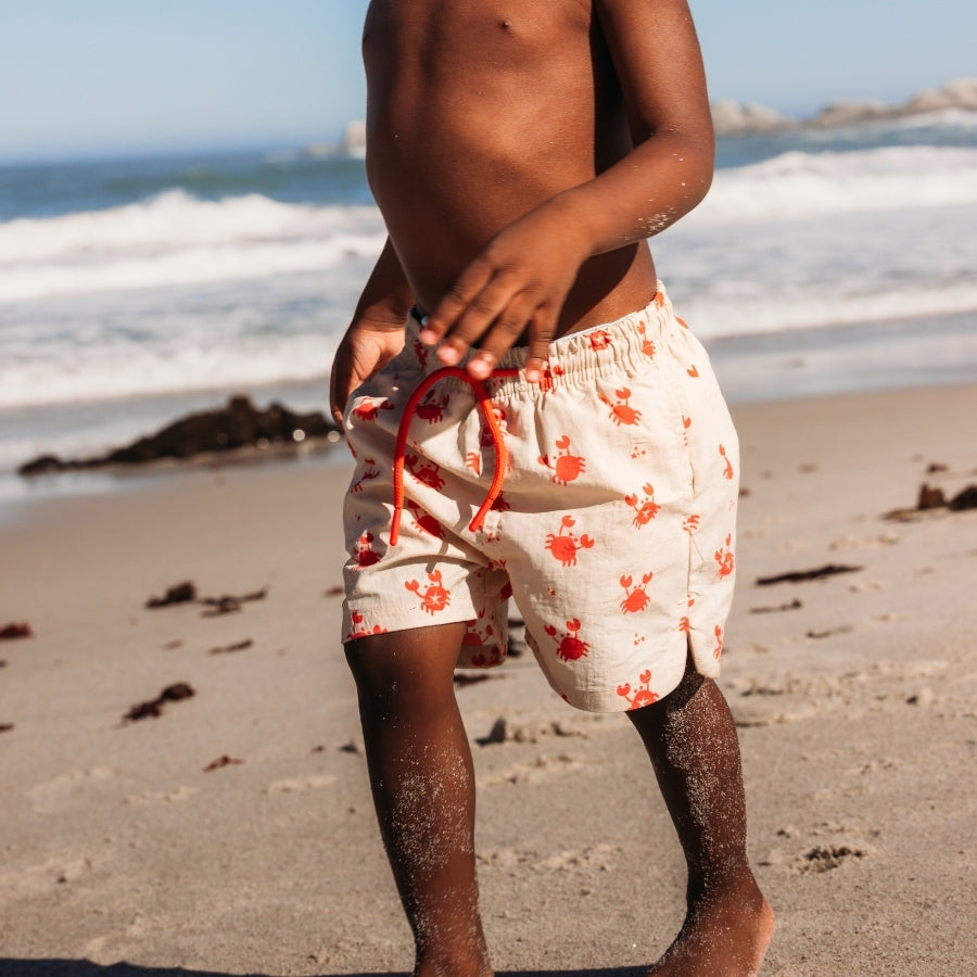 Crabby | Beige rosso raddommure tronks boys