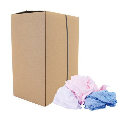 Avada box of 8kg cleaning cloths in tricot color