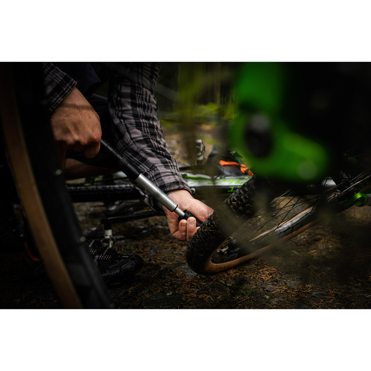 Eine Handpumpe 70 Mini -Pumpe schwarz