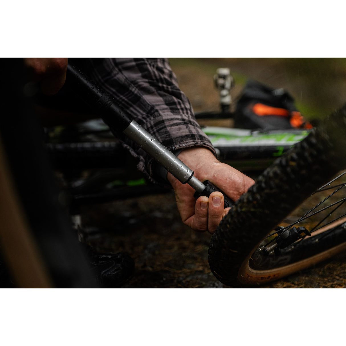 Eine Handpumpe 70 Mini -Pumpe schwarz