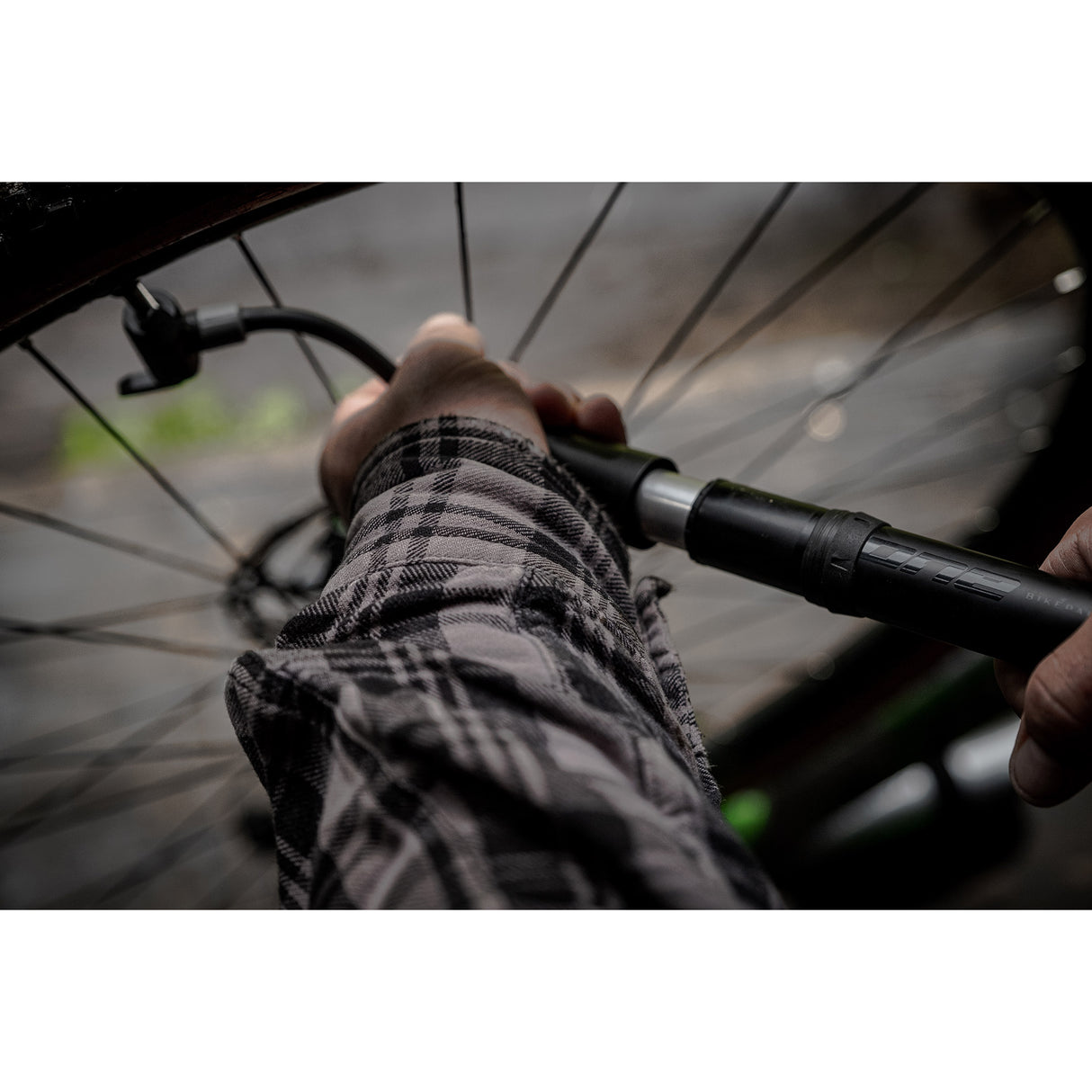 Eine Handpumpe 70 Mini -Pumpe schwarz