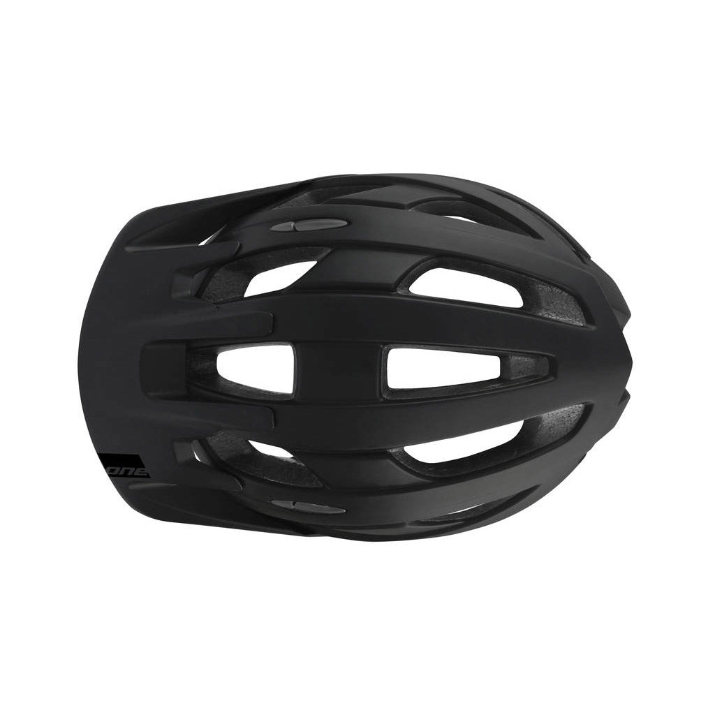 Casco one trail pro s m (55-58) negro gris