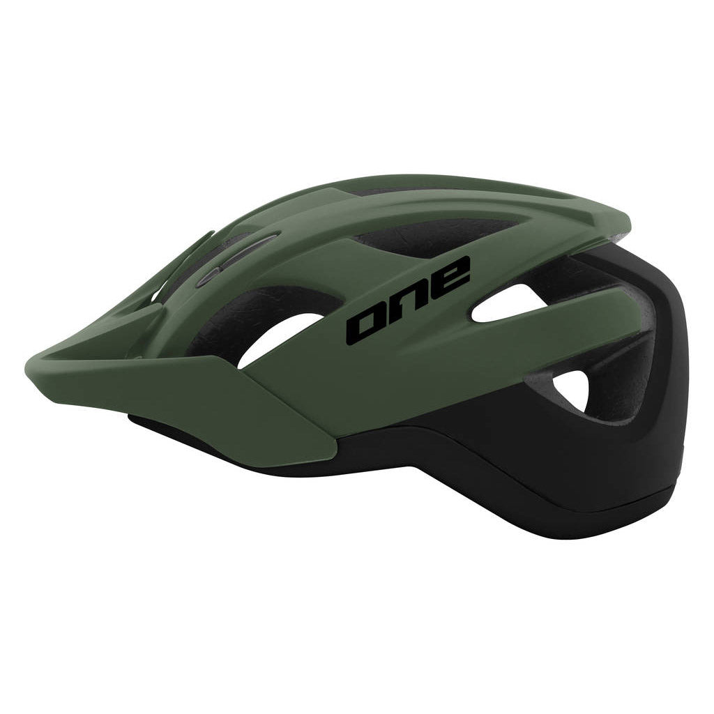 One helmet trail pro ml (58-61) black khakki