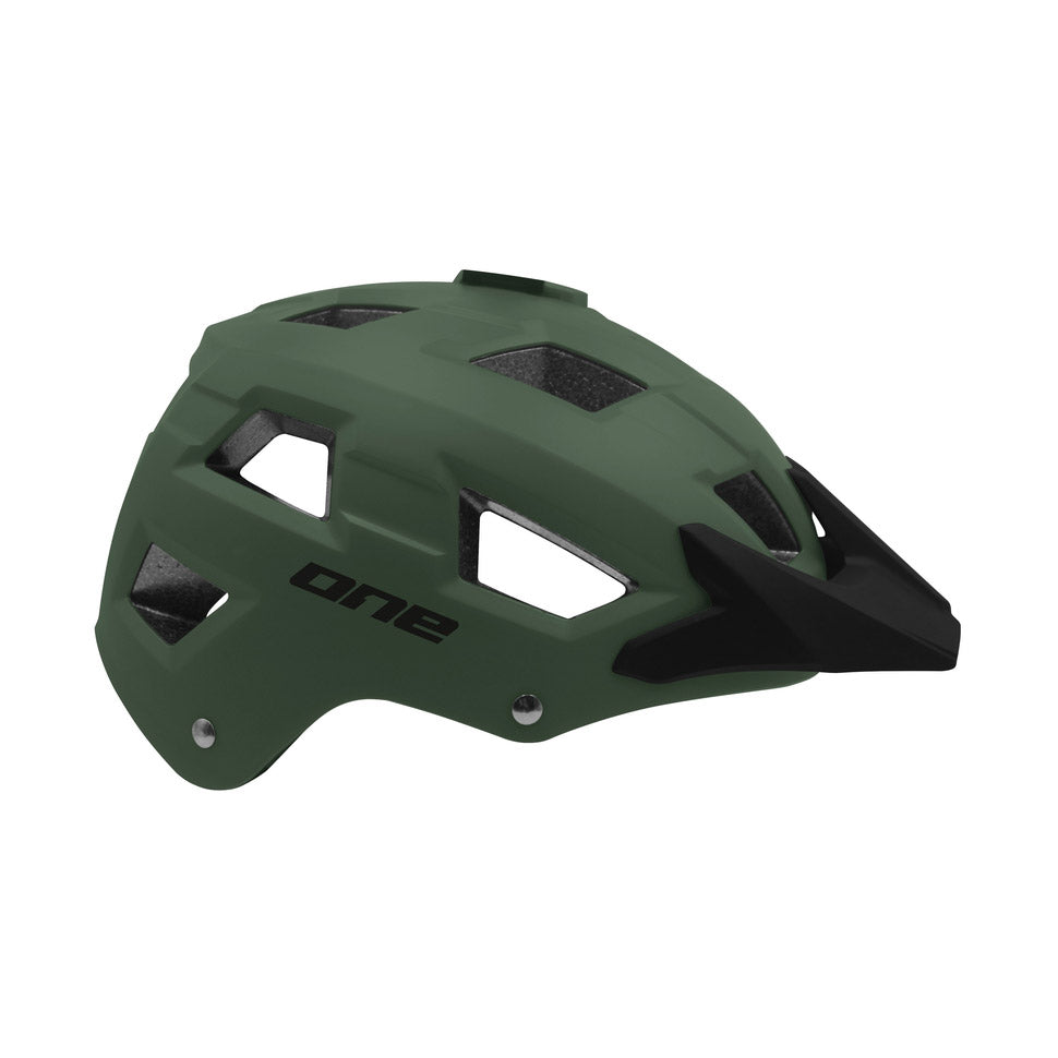 One helmet trail sm (54-58) black khakki