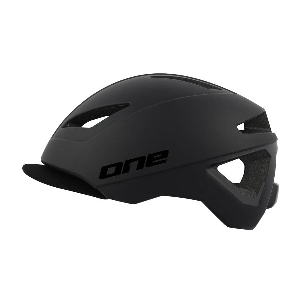 One helmet crossride ml (57-61) black gray
