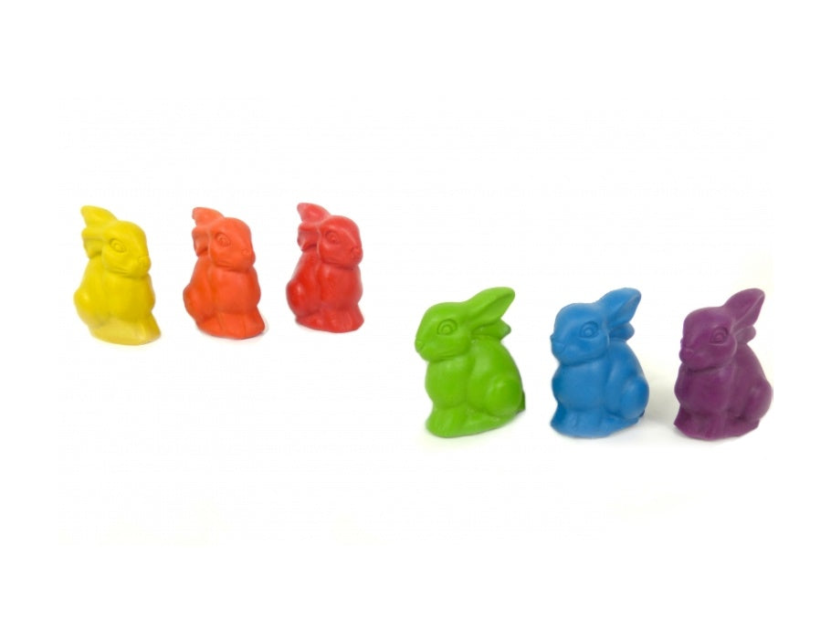Ökonorm wax crayons - rabbit figures - pack of 6