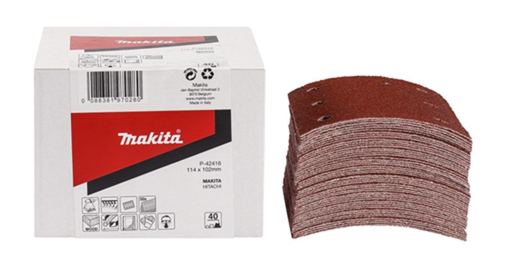Makita accessoires schuurvel k80 114x102 red - p-42438 - p-42438
