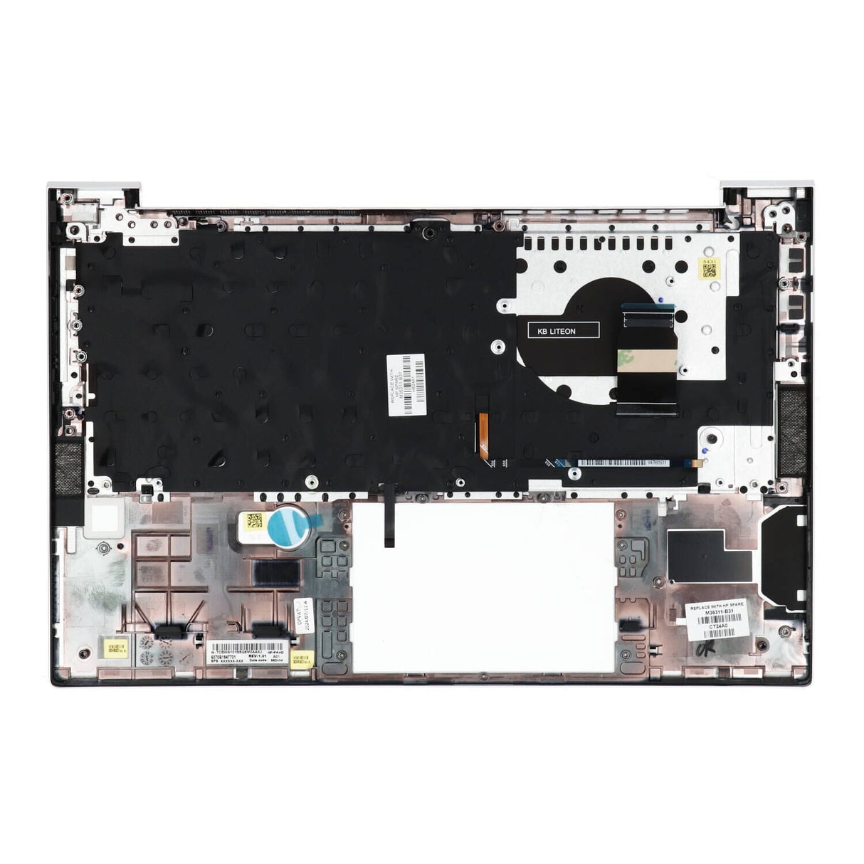 Hp laptop keyboard qwerty us + top cover