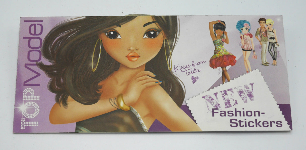 Van der Doelen top model - 4 sheets of fashion stickers
