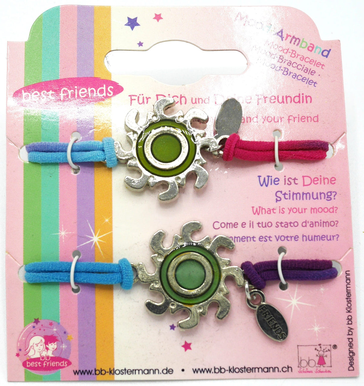 Van der Doelen friendship bracelet, best friends change color depending on your mood