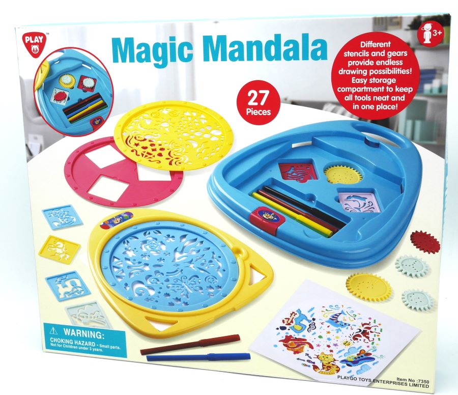 Playgo Magic Mandala Zeichenset 27-teilig