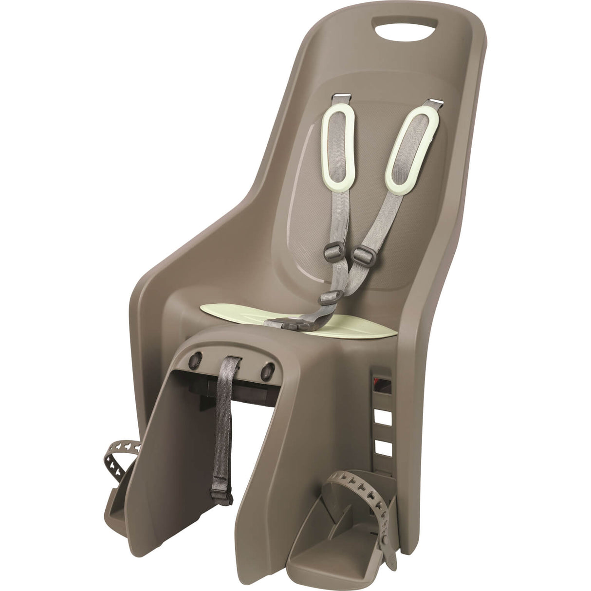 Polisport Bubbly rear seat plus carrier attachment brown green