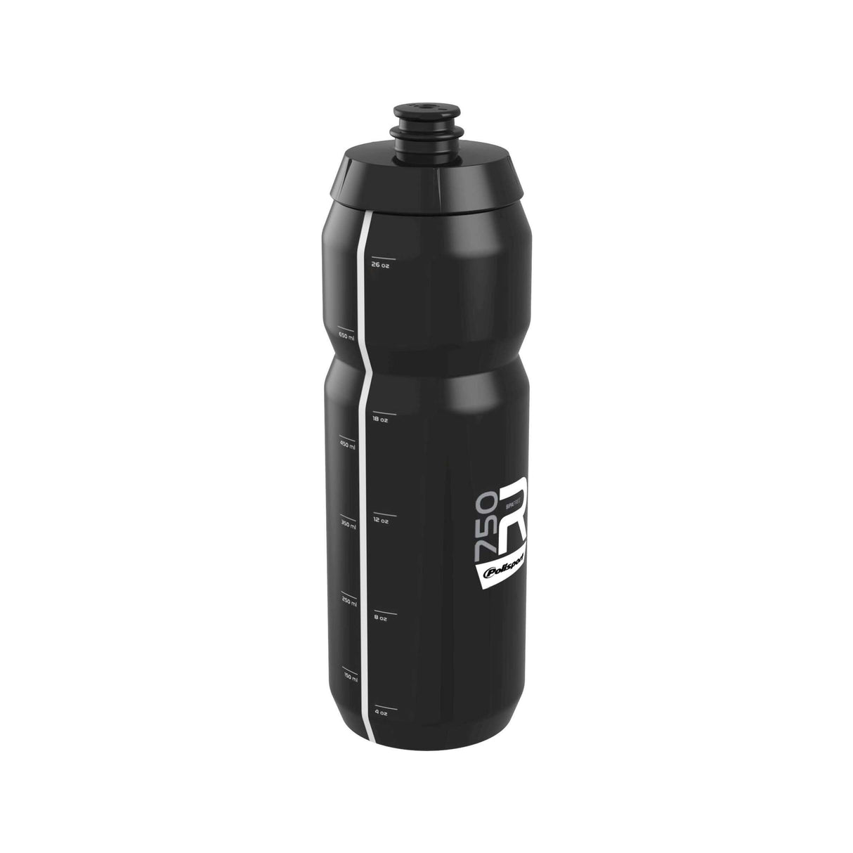 PoliSport Bidon R750 Polietileno 750 ml Negro