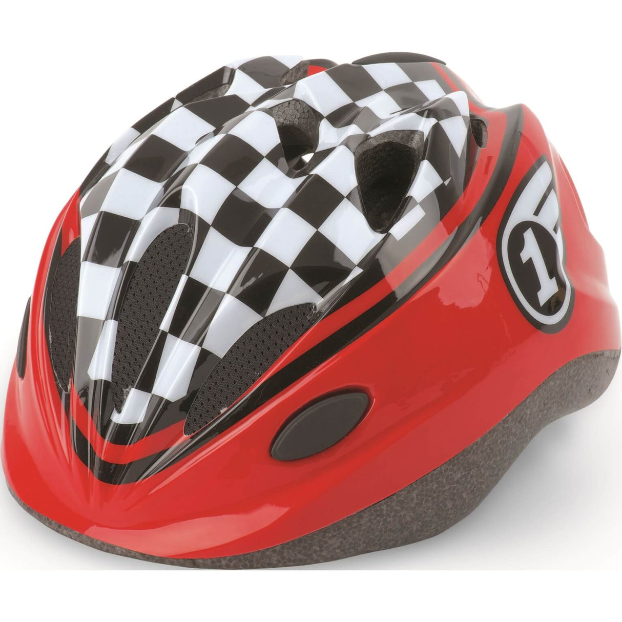 Polisport Children's Race Helmet. Size: XS (46-53 cm), Color: Red Black