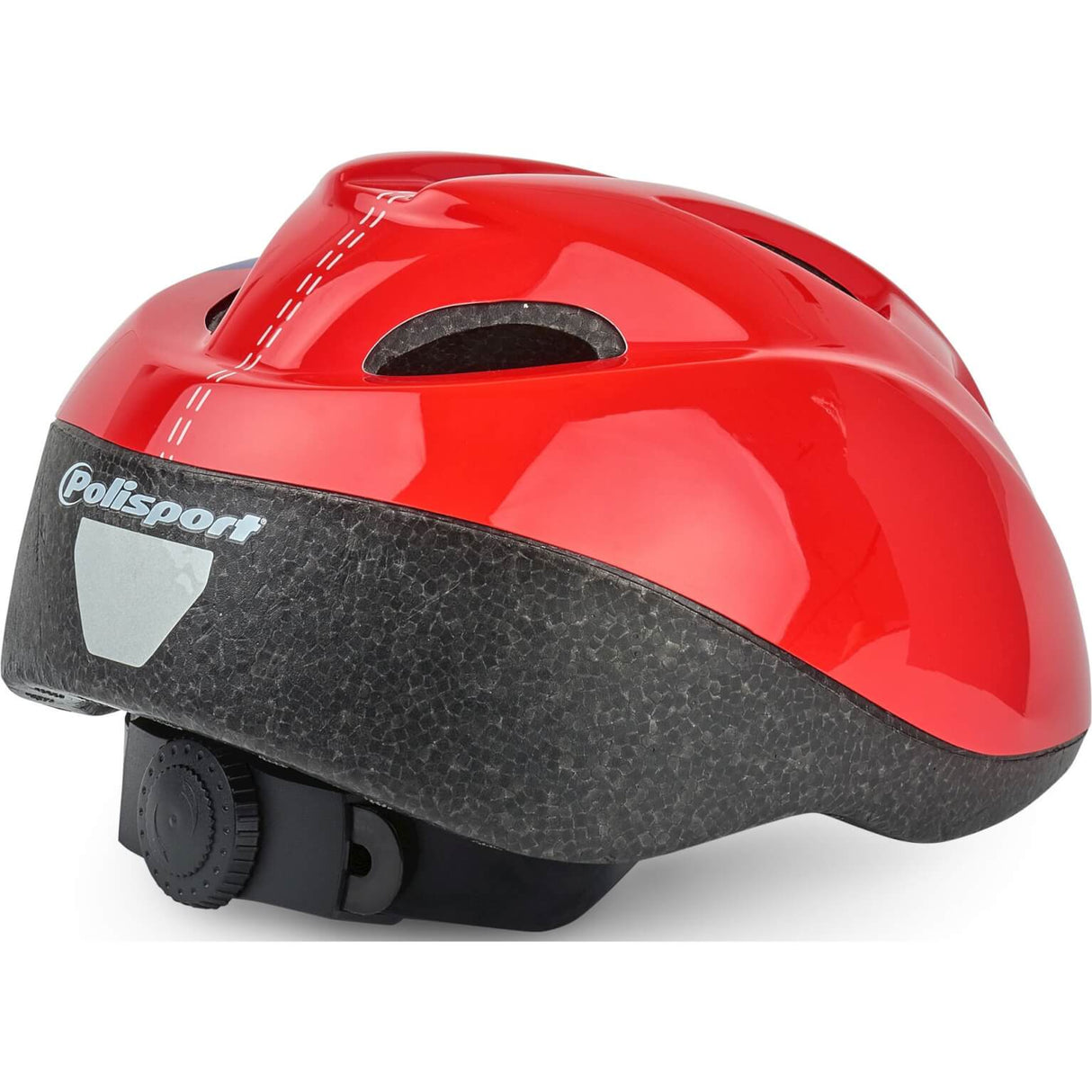 Polisport Children's Race Helmet. Size: XS (46-53 cm), Color: Red Black