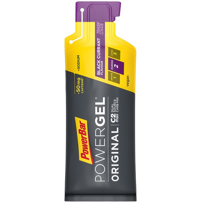 Powerbar powergel original (24 x 41gr) - black currant (caffeine)