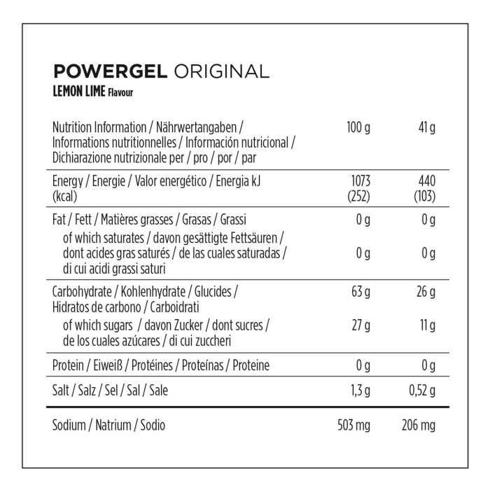 Powerbar powergel originale (24 x 41gr) - limone-lime