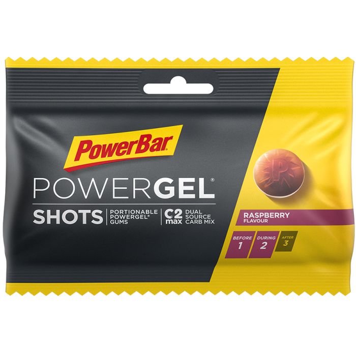 Shots Powerbar powergel (24 x 60gr) - lampone