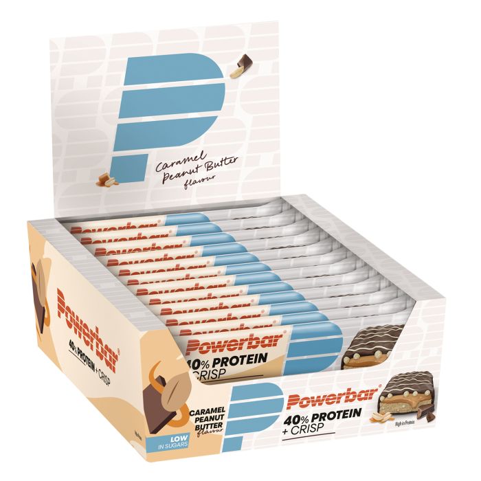 Powerbar 40% protein+ chips (12 x 40gr) - karamell mogyoróvaj