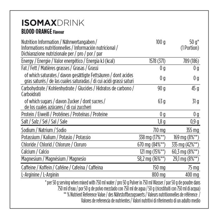 Powerbar Isomax Blutorange 1,2 kg