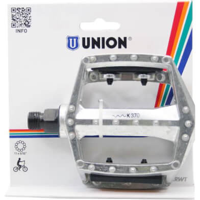 Union pedalai sp-102 aliuminio sidabras