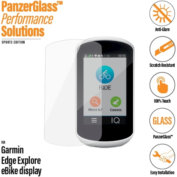 Panzerglass Garmin Edge Explore screen protector anti-reflective