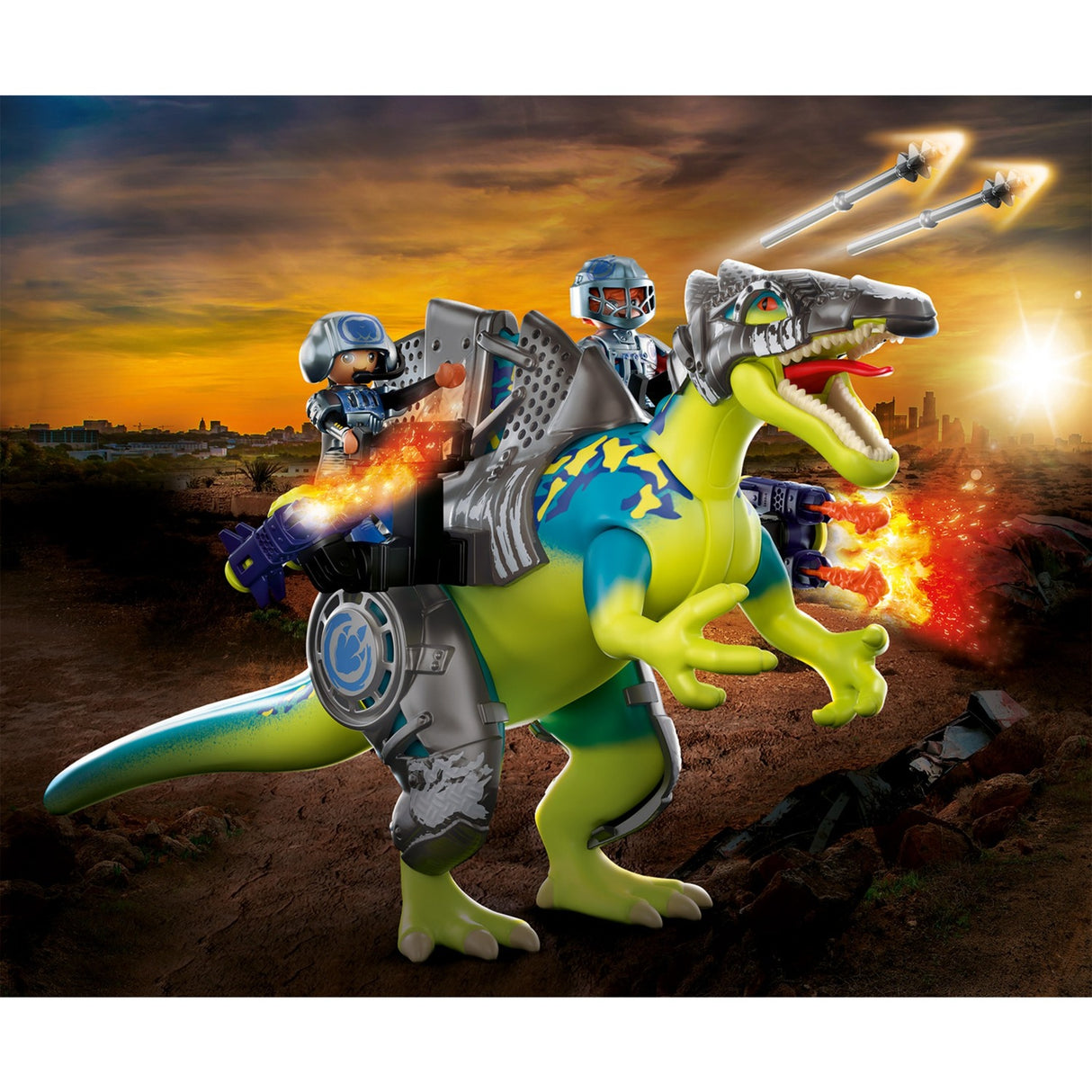 PLAYMOBIL Rise Spinosaurus: Double Defense Power