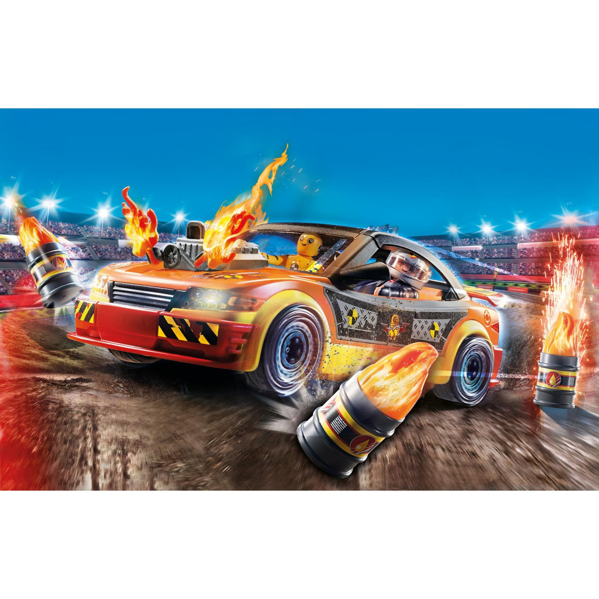 Playmobil cascadershow crashcar 70551