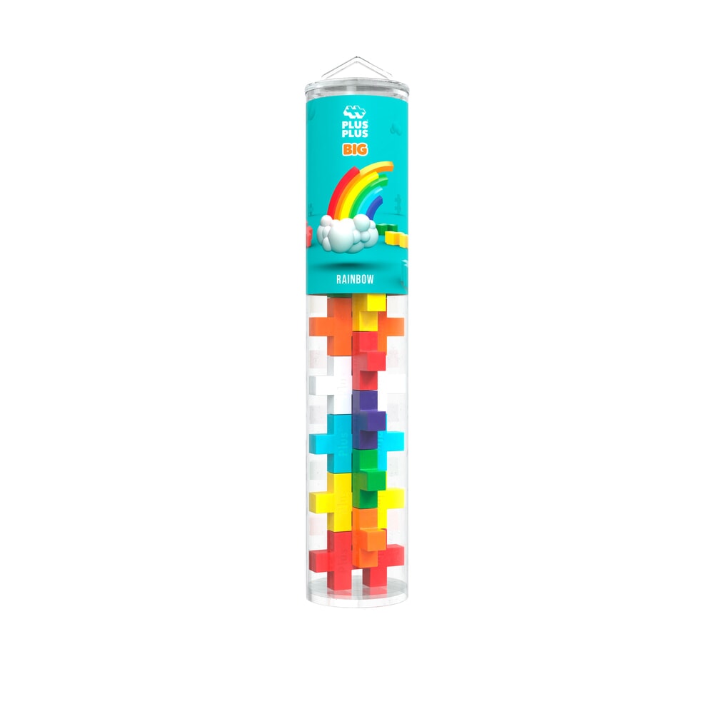 Plus plus plus-plus big rainbow 15 pcs tube (4353)