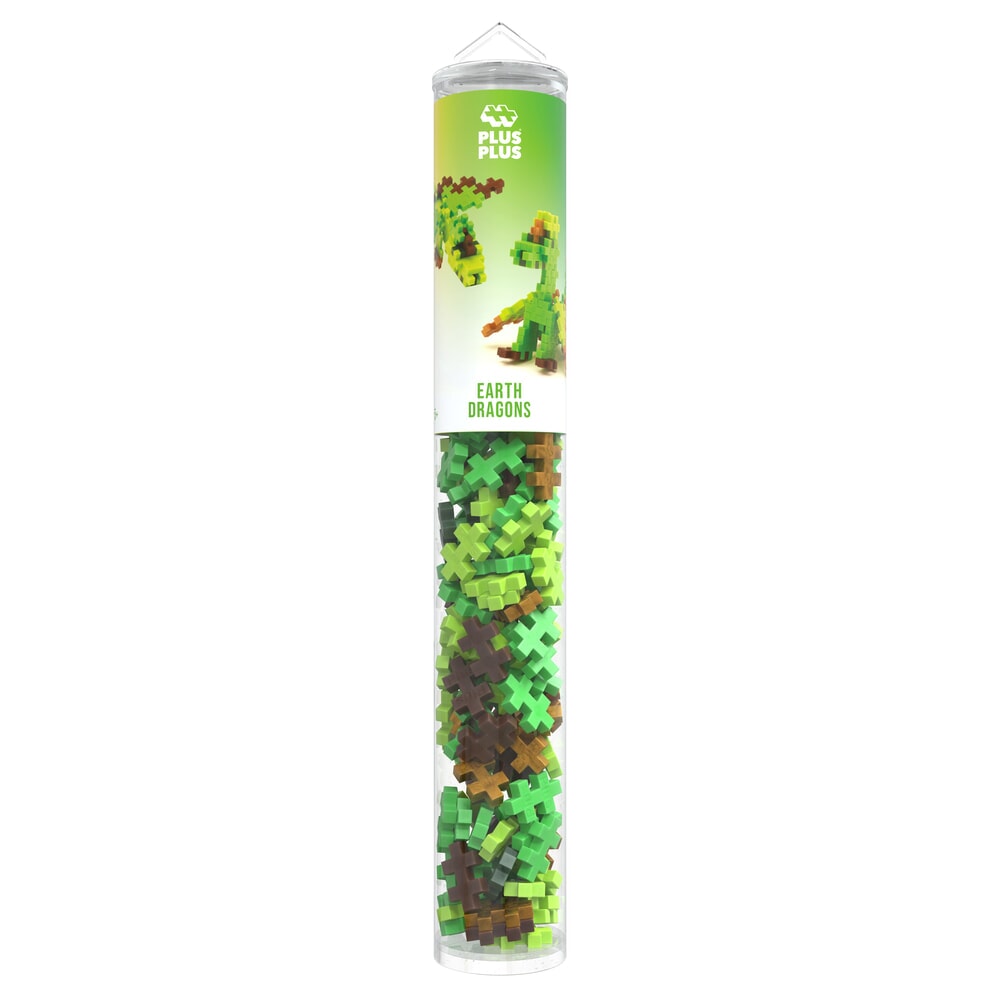 Plus plus plus-plus earth dragons 100 pcs tube (4376)