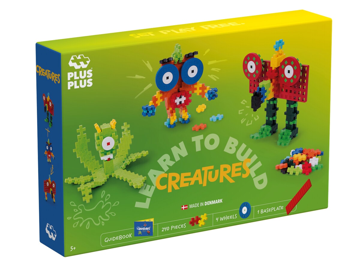 Brand unit plus plus learn to build monsters 240 pieces