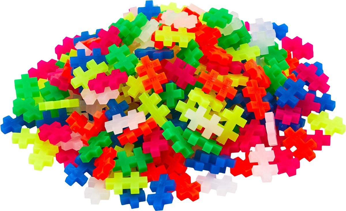 Plus plus tube neon plus-plus: 240 stuks (4186)