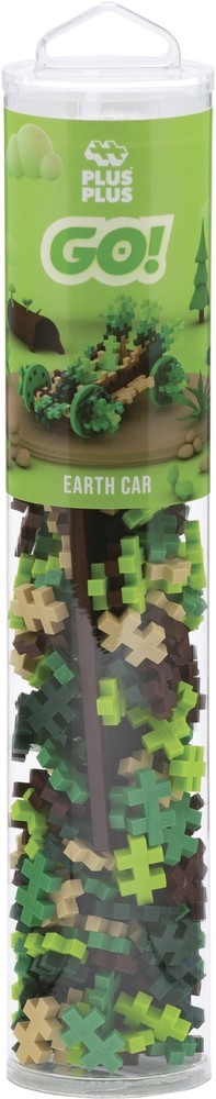 Plus plus tube auto aarde plus-plus: 200 stuks (4290)