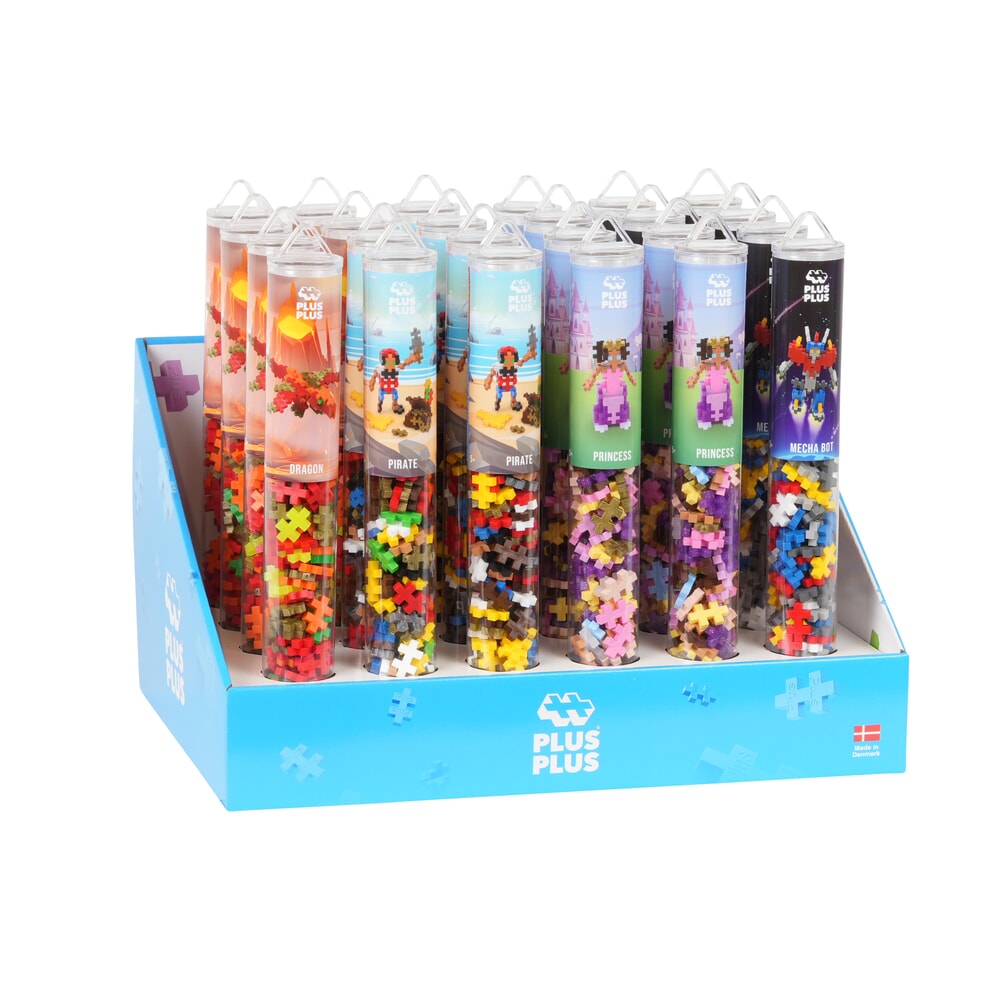 Plus plus characters 2: 24 stuks tube plus-plus display (7286)
