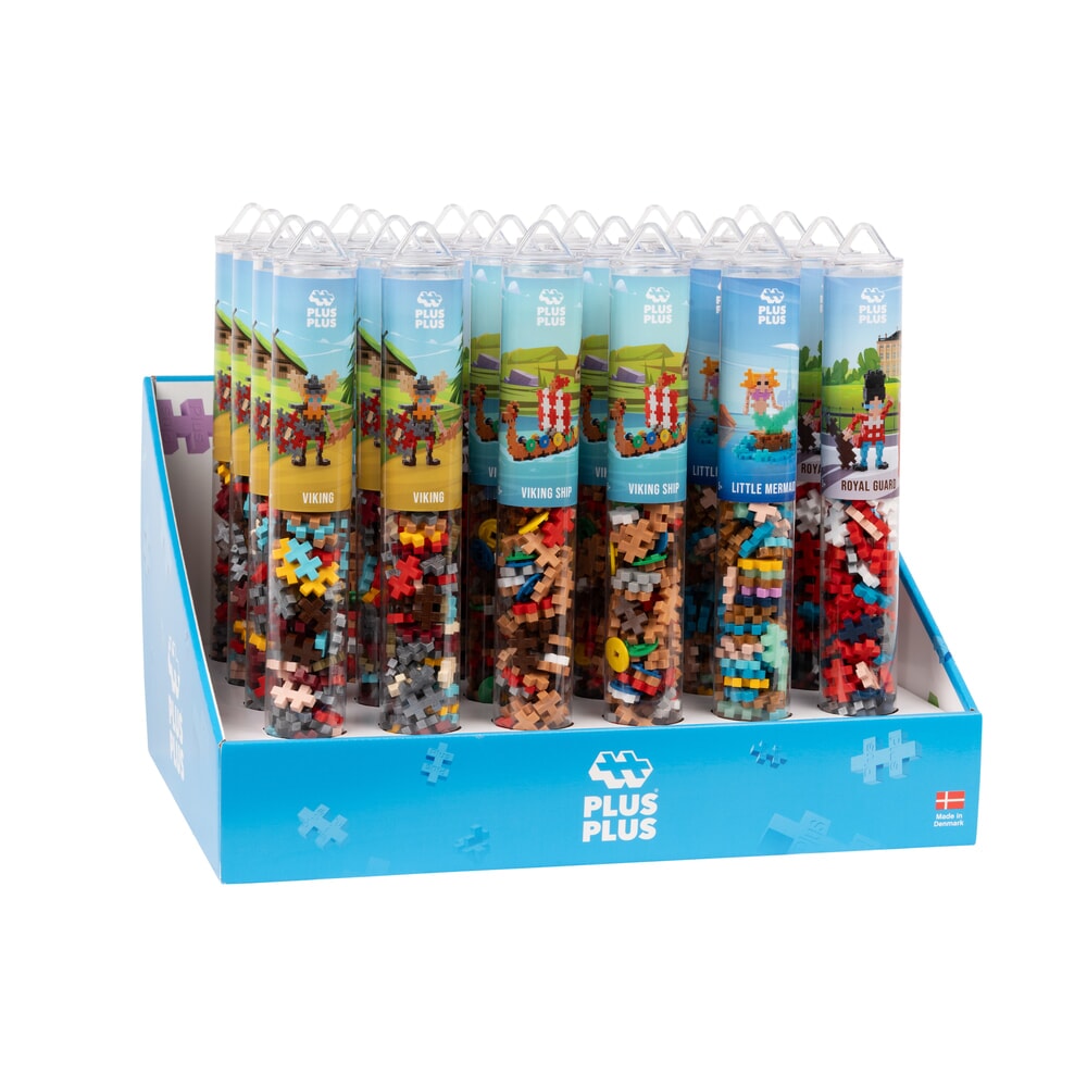 Plus plus nordic icons: 24 stuks tube plus-plus display (7459)