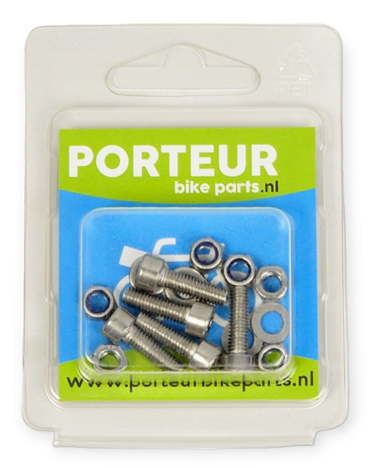 Porteur bolt and nut m5 hexagon socket stainless steel