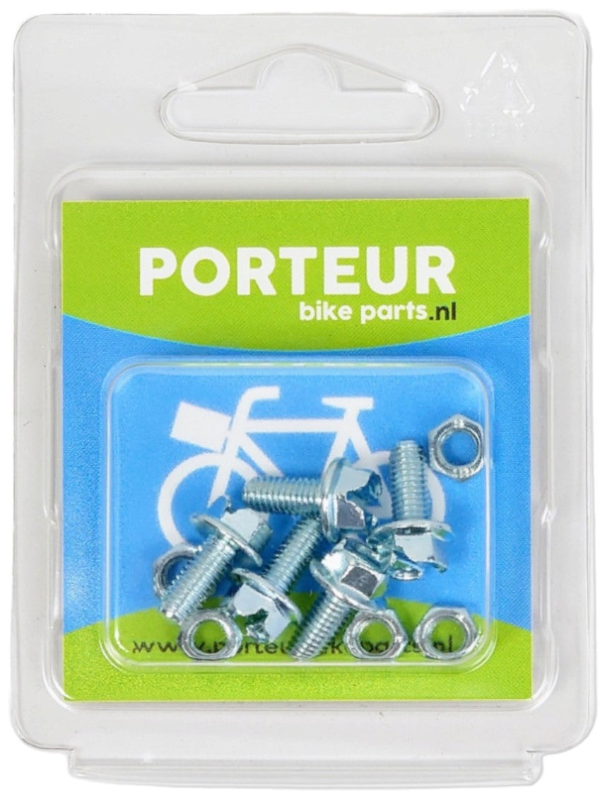 Porteur fender bolt + nut m5x12 (5)
