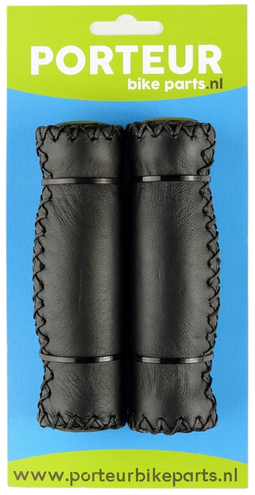 Porteur handles leather black