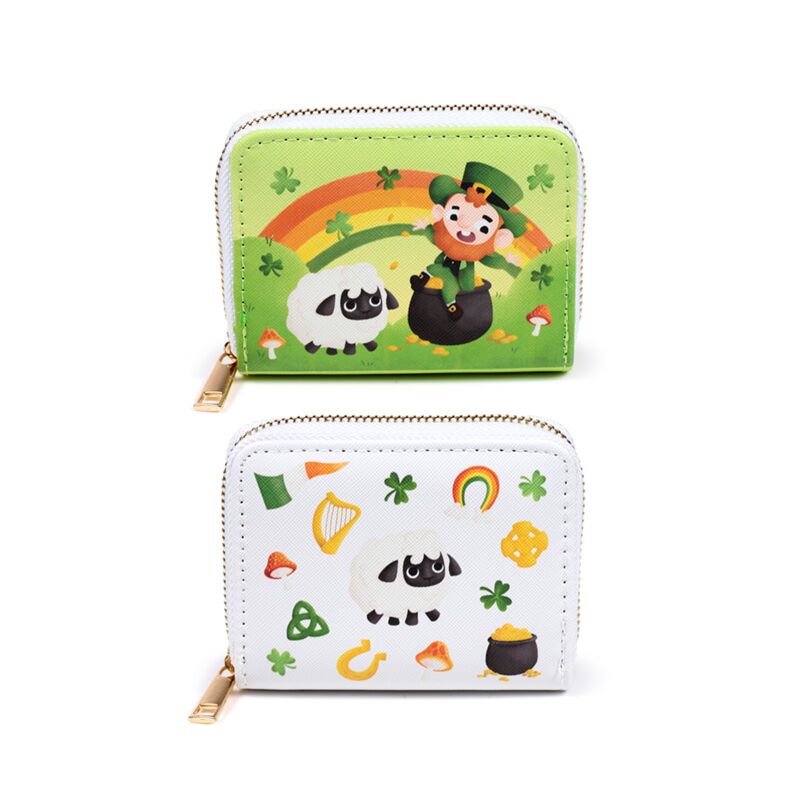 Luck of the Irish round zip wallet - lille