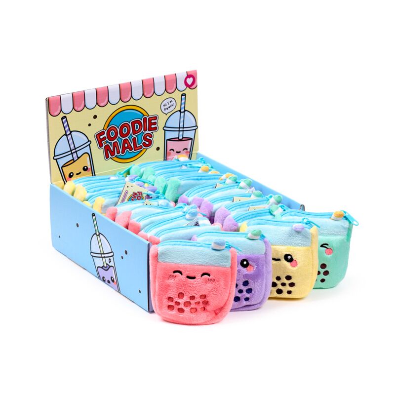 Foodiemals bubble tea mini kleingeld beurs