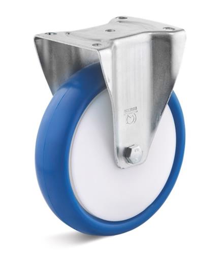 Torwegge bokwiel pu ø200 kunststof