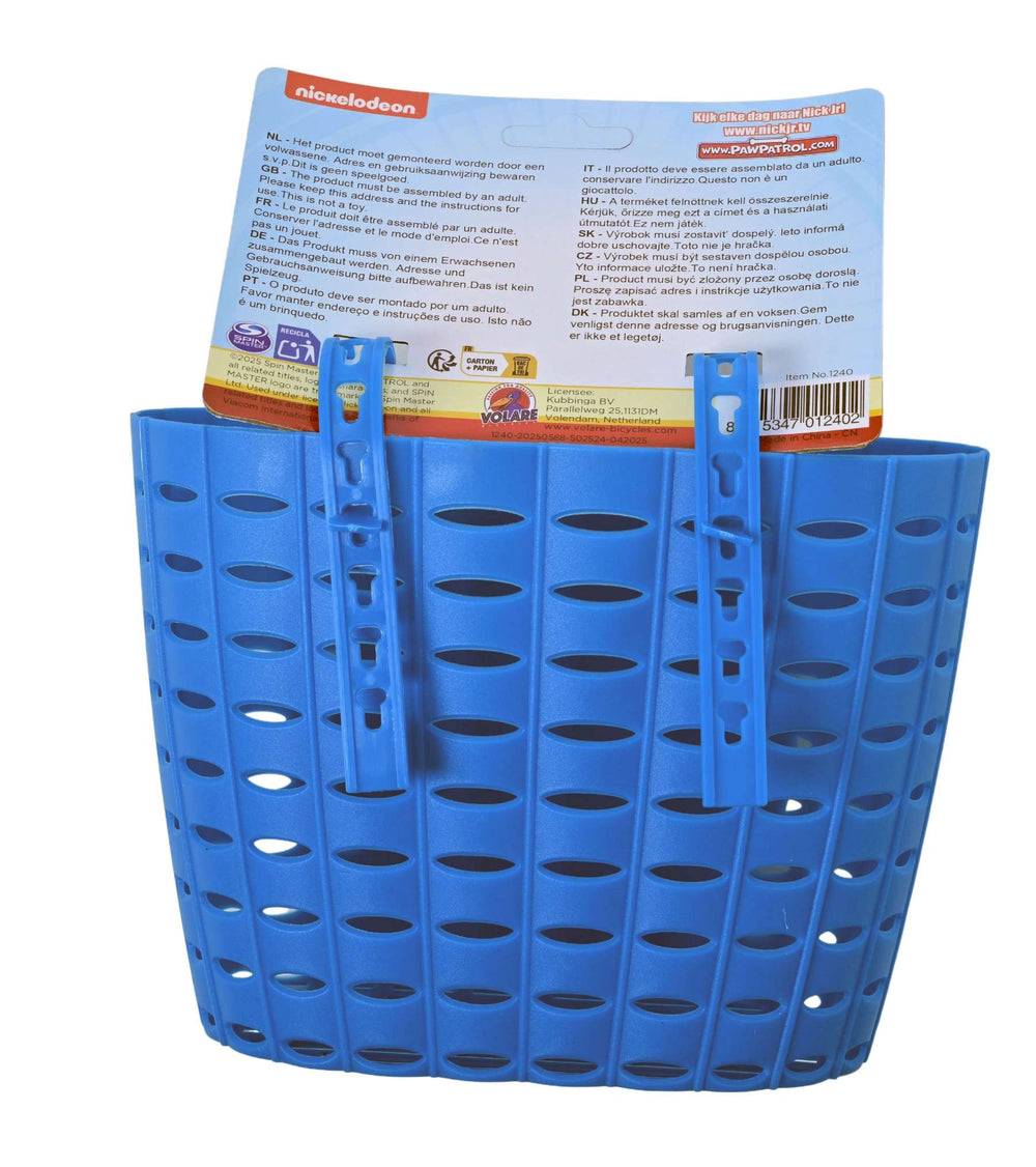 Paw Patrol PVC basket blue