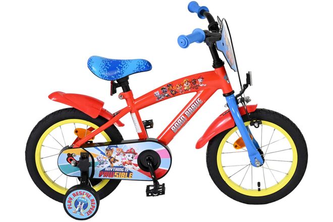 Paw Patrol children's bike - boys - 14 inch - red and blue
