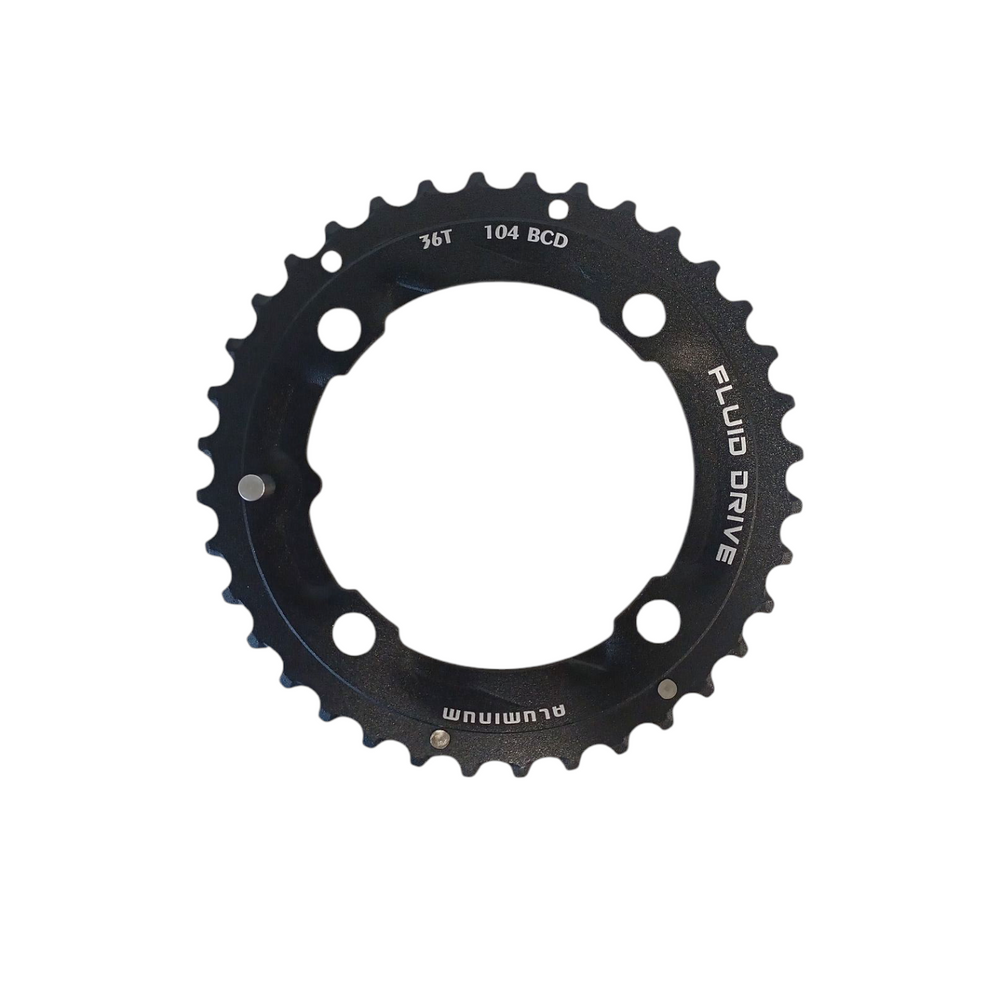 Sunrice 36T Kabbein CRMS660, BCD 104 mm, schwarz