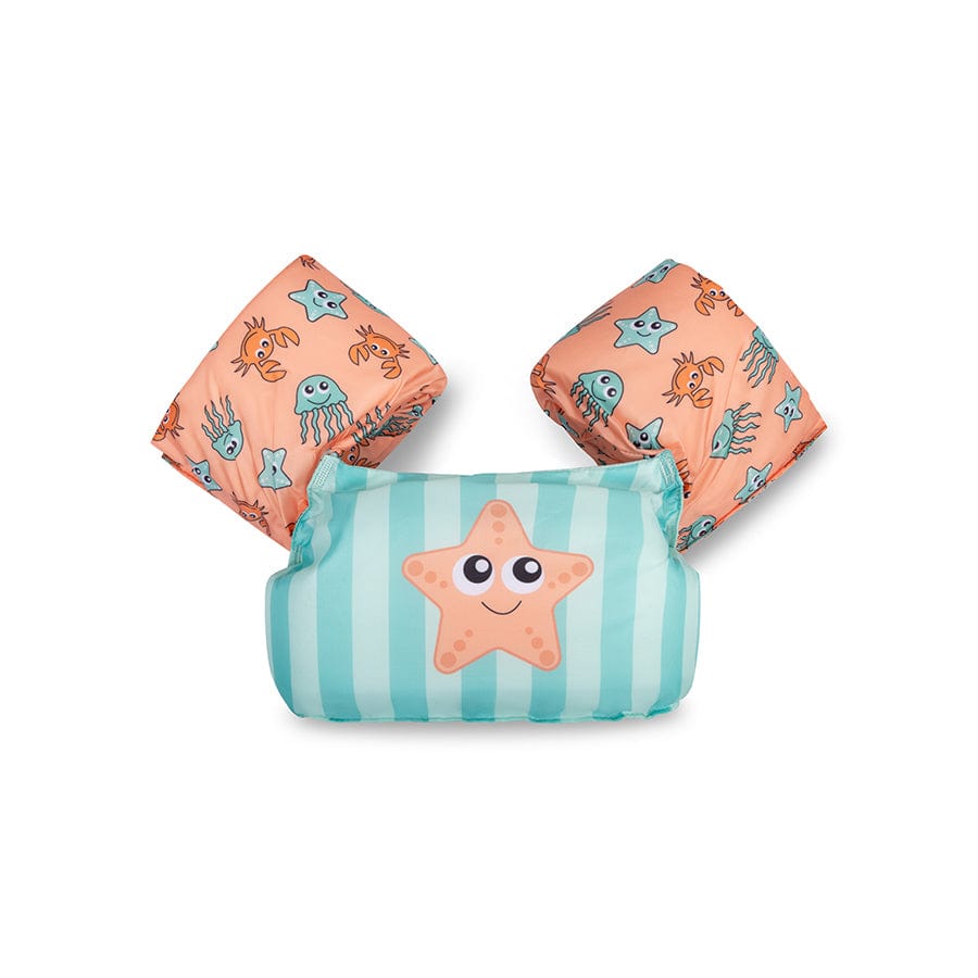Animal bands | green-pink puddle jumper 2-6 years