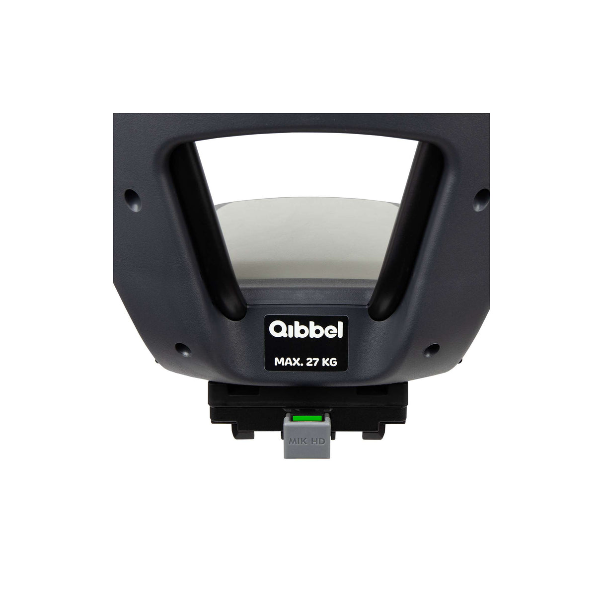 Qibbel Rücksitz Junior 6+ mik-hd Gepäckträger grau