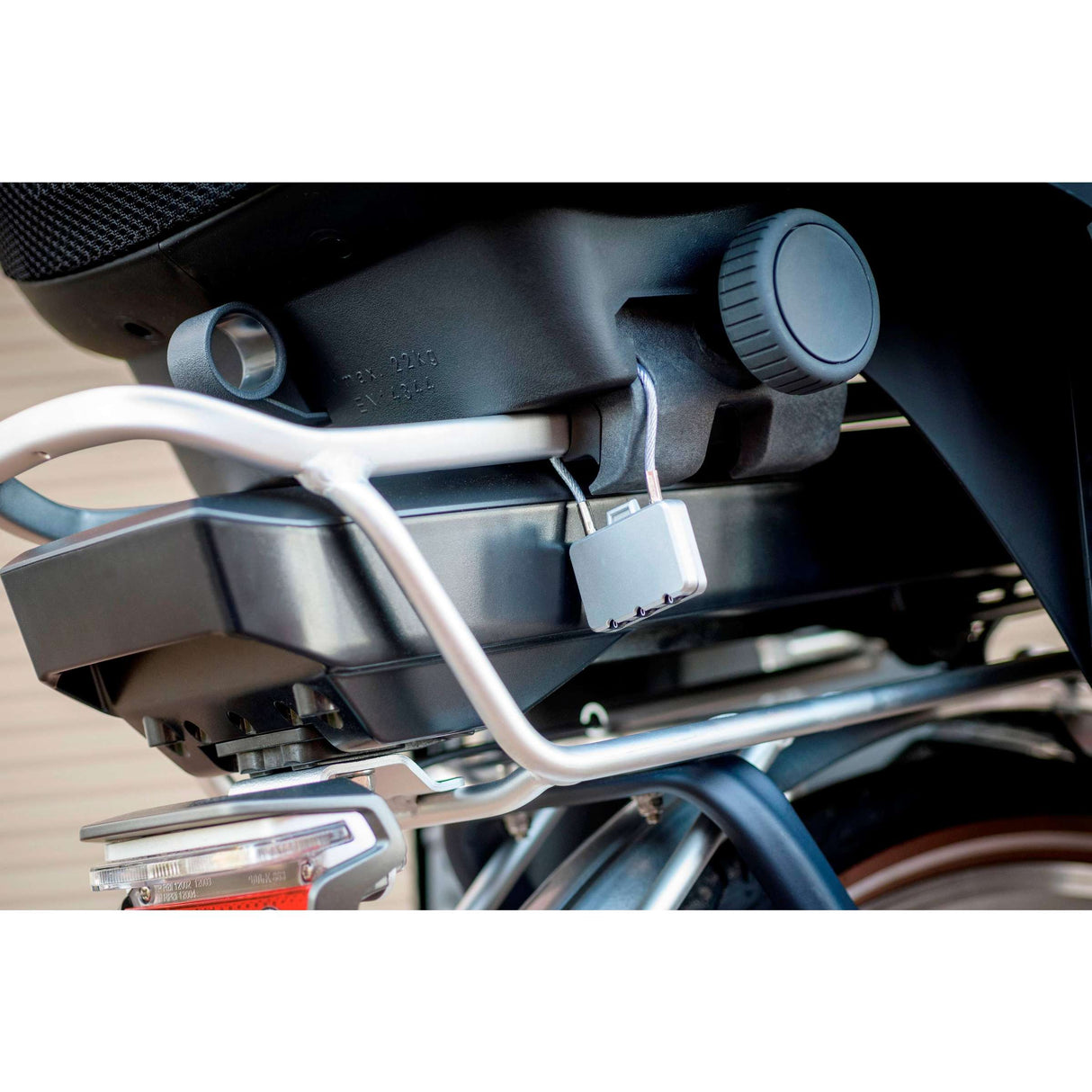 Qibbel Air Long Bicycle Lock Safe y Handy