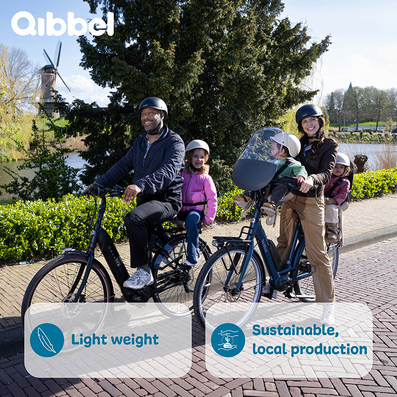 Qibbel rear seat junior mik hd black complete q350