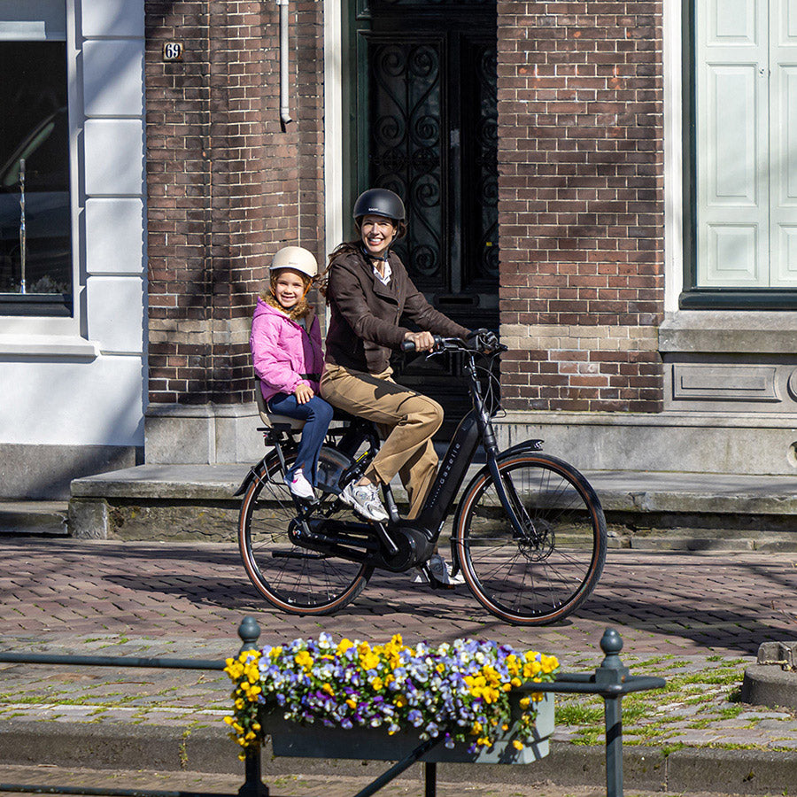 Banco traseiro Qibbel júnior preto sem apoio para os pés q380