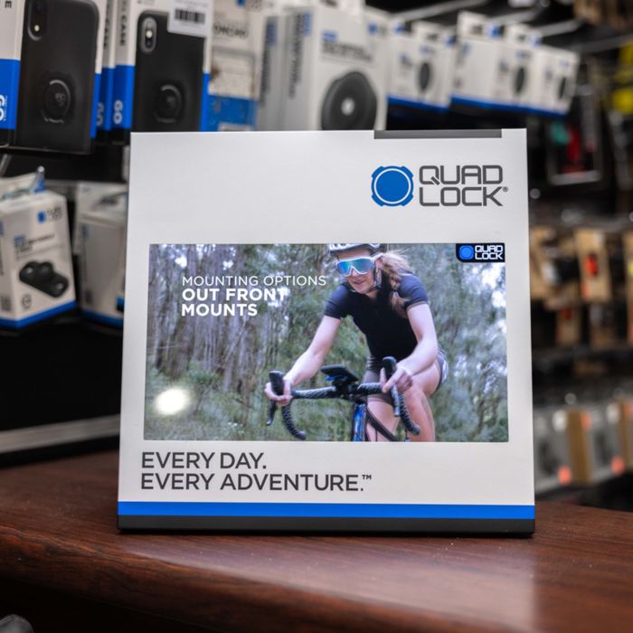 Quad lock pop counter video screen